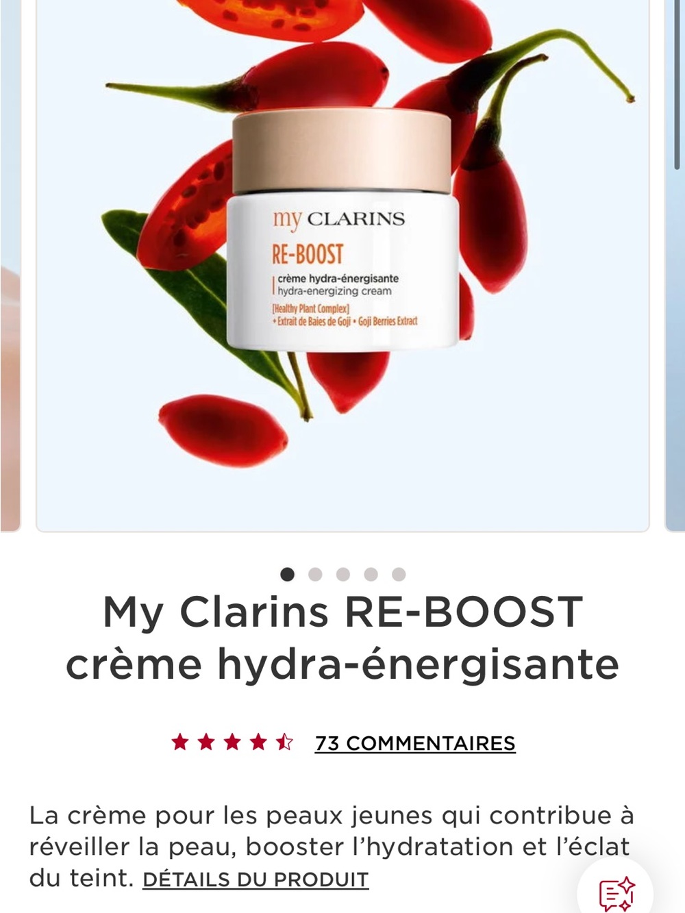 Clarins My RE-BOOST Hydra-Energizing Cream